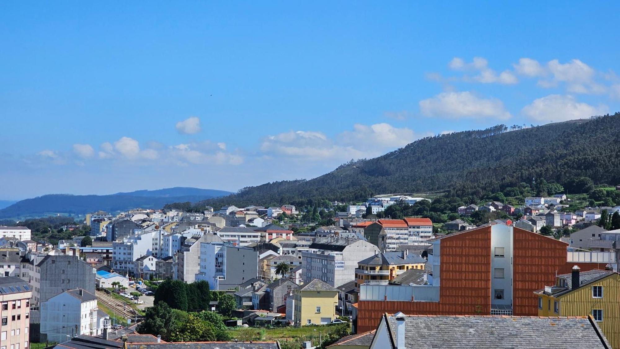 Apartamento Faro Burela Buitenkant foto