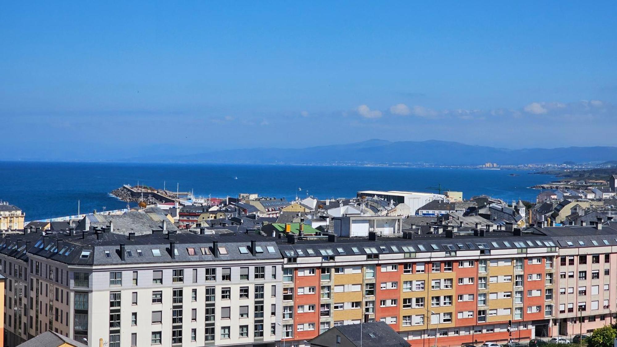 Apartamento Faro Burela Buitenkant foto