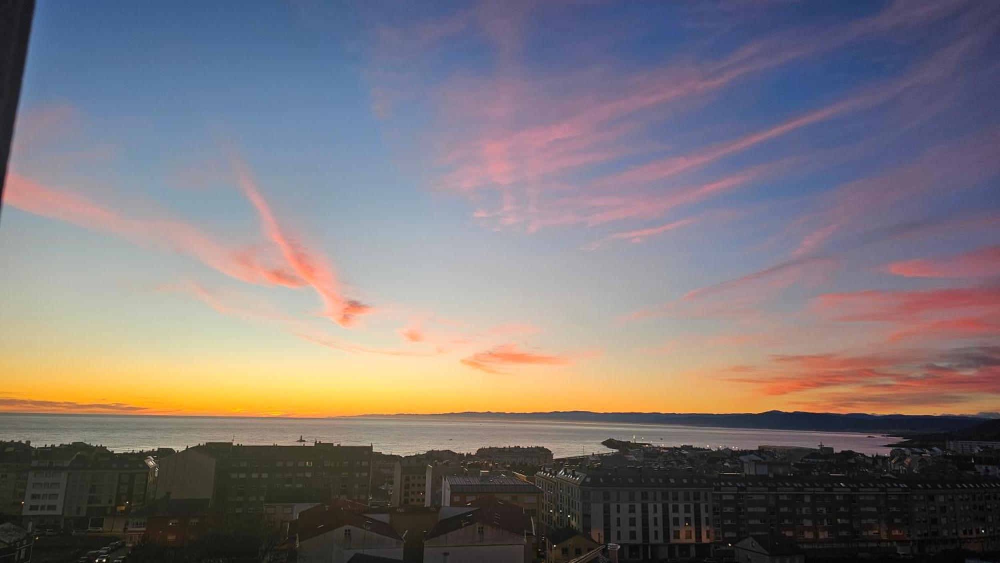 Apartamento Faro Burela Buitenkant foto